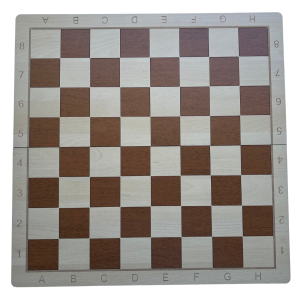 Drvena šahovska tabla na preklop – 52 × 52 cm