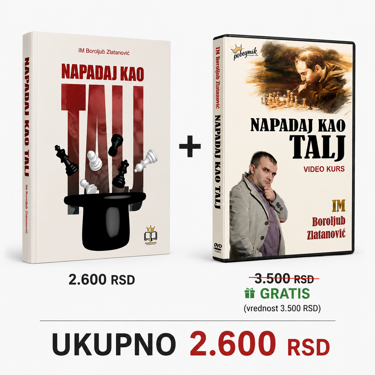 🎁 Knjiga Napadaj kao Talj + POKLON video kurs